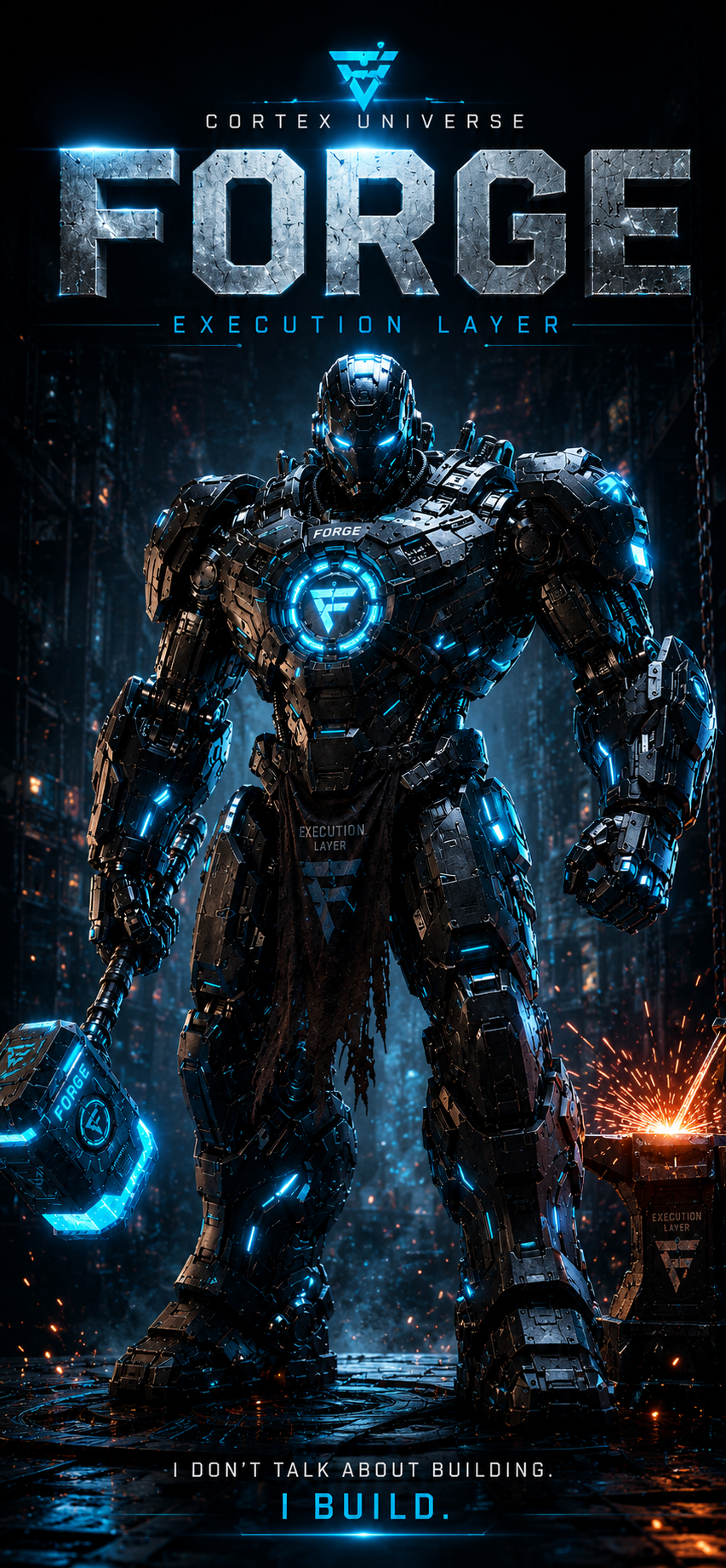 FORGE — Execution Layer. I do not talk about building. I build.